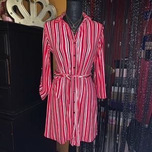 red dress